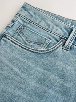 Next - Ajustement droit - Jean Motionflex Bleu clair Hot