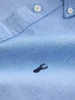 Next - Ajustement régulier - Chemise Oxford à manches courtes Bleu clair Online