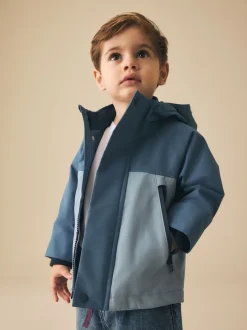 Next Bleu clair - Anorak doublé en polaire imperméable (3mois-7ans) Discount
