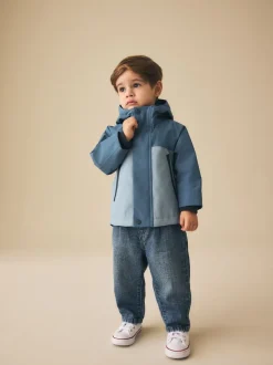 Next Bleu clair - Anorak doublé en polaire imperméable (3mois-7ans) Discount