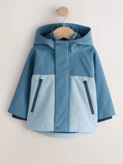 Next Bleu clair - Anorak doublé en polaire imperméable (3mois-7ans) Discount