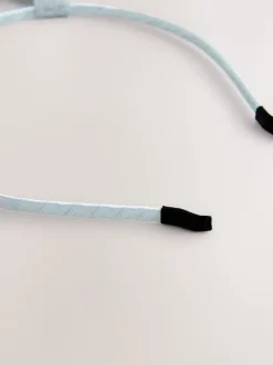 Next Bleu clair - Bandeau pailleté à motif renne de Noël avec Antler Clearance