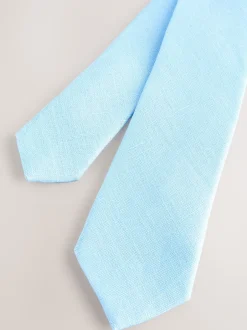 Next Bleu clair - Cravate en lin (3-16 ans) Discount
