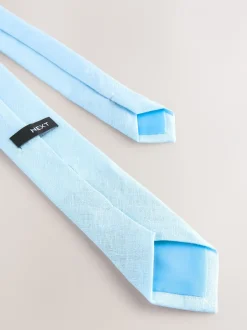 Next Bleu clair - Cravate en lin (3-16 ans) Discount