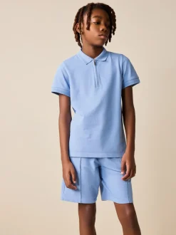 Next Bleu clair - Ensemble polo à manches courtes et short (3-16ans) Best
