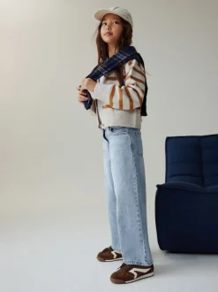 Next Bleu clair - Jean extra large (6-16ans) Best