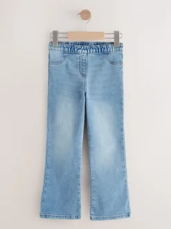 Next Bleu clair - Jean évasé Pullon (3-16ans)