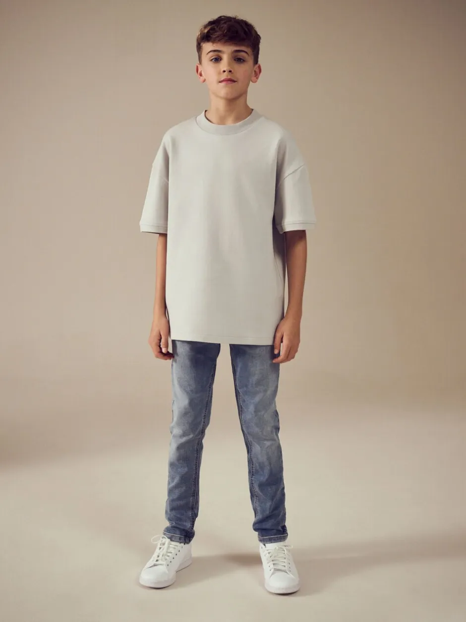 Next Bleu clair - Jeans extensibles à taille élastique (3-16ans) Sale