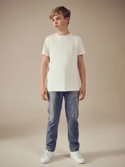 Next Bleu clair - Jeans extensibles à taille élastique (3-16ans) Clearance