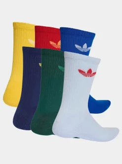 adidas - Lot de chaussettes originals Trefoil Col Rond Chaussettes 6 Bleu clair Online