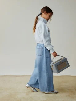 Next Bleu clair - Pantalons à Jambe large (3-16ans) Best