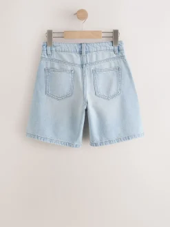 Next Bleu clair - Shorts en Denim Décontractés (3-16ans) Clearance