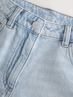 Next Bleu clair - Shorts en Denim Décontractés (3-16ans) Clearance