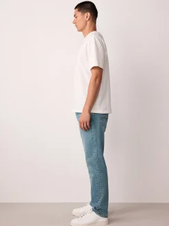 Next - Slim Fit (Slim Fit) - Jean Motionflex Bleu clair Sale