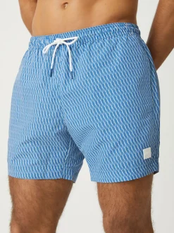 BOSS Bleu clair - T-shirt de bain Vibe imprimé Online