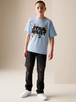Next Bleu clair - T-shirt Star Wars (3-16ans) Best