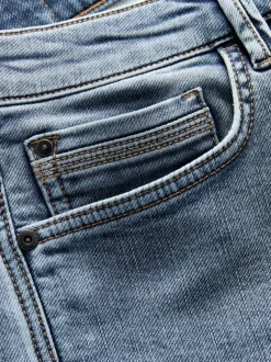 Next Bleu clair vintage - - Jeans stretch de confort Ajustement droit Clearance