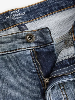 Next - Skinny Fit (Skinny Fit) - Jeans stretch de confort Bleu clair vintage