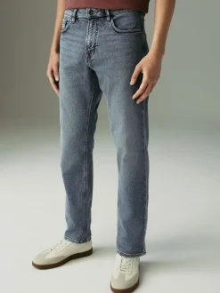 Next - Slim Fit (Slim Fit) - Jeans stretch de confort Bleu clair vintage Best