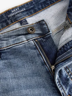 Next - Slim Fit (Slim Fit) - Jeans stretch de confort Bleu clair vintage Best