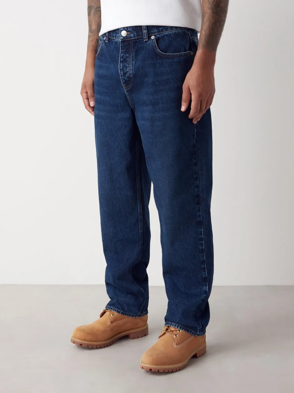 Next Bleu classique vintage - - délavé vintage Denim Jeans Coupe ample Online