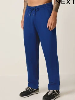 Next - Ajustement droit - Pantalon de jogging épais décontracté à dos brossé Bleu cobalt Best