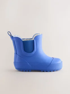 Next - Bottines en caoutchouc avec doublure chaude Bleu cobalt Online