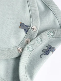 Next Bleu de sarcelle - Bébé 100% coton Corps 7 Lot Hot