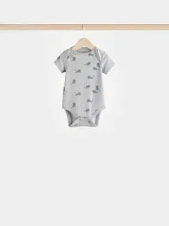 Next Bleu de sarcelle - Bébé 100% coton Corps 7 Lot Hot