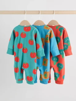 Next Bleu de sarcelle - Lot de 3 dors-bien bébé à fermeture éclair bidirectionnelle (0mois -3ans) New