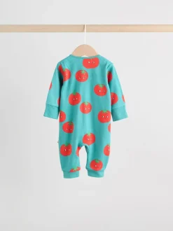 Next Bleu de sarcelle - Lot de 3 dors-bien bébé à fermeture éclair bidirectionnelle (0mois -3ans) New