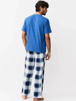 Next Bleu de sarcelle - Pyjama confortable à manches courtes Motionflex Discount