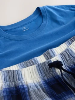 Next Bleu de sarcelle - Pyjama confortable à manches courtes Motionflex Discount