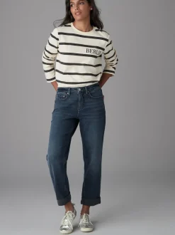 Next Bleu d'encre - Jeans copain New