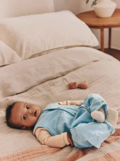 Next Bleu Denim - Ensemble bébé salopette et body (0mois-2ans) Discount