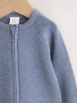 Next Bleu en maille - Cardigan pour bébé (0mths-2yrs) Clearance