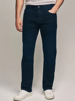 Next bleu encre - Coupe droite Essential Extensible Jeans Discount