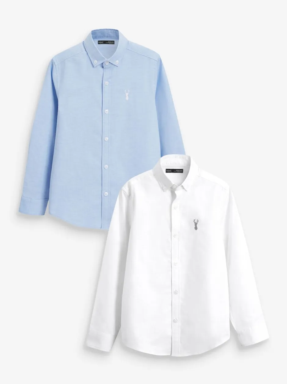 Next Bleu et blanc - Chemise Oxford (3-16ans) New
