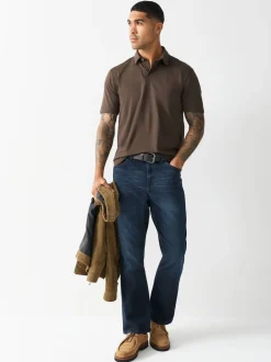 Next bleu foncé - Bootcut - Jean authentique ceinturé Discount