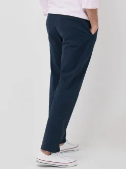 Next - Coupe ample - Pantalon chino stretch Bleu foncé Hot
