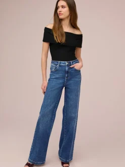 Next bleu foncé - Jean large Online