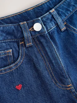 Next bleu foncé - Jean orné d’un large imprimé fleuri (3-16ans) Online