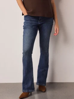 Next bleu foncé - Jean évasé en denim de grossesse Clearance