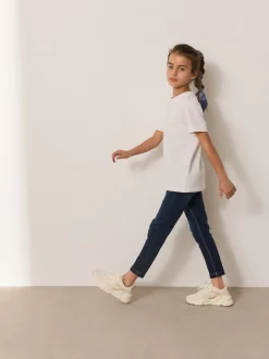 Next bleu foncé - Jegging extensible (3-16ans) Sale