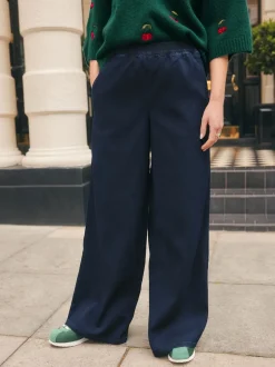 Next bleu foncé - Pantalon de jogging en jersey denim Best