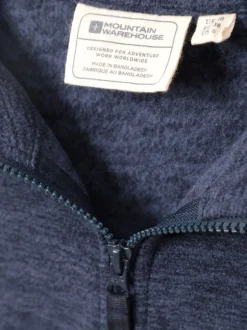 Mountain Warehouse bleu foncé - Polaire Snowdon Melange II femme à fermeture éclair Sale