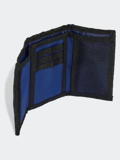 adidas bleu foncé - Portefeuille à logo vertical Hot