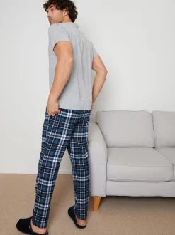 Threadbare - Pyjama bleu foncé Clearance