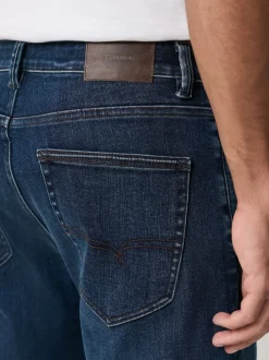 Next - Ajustement droit - Jean Motionflex bleu foncé - ThermoGen