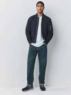 Next - Coupe fuselée régulière - Jean Motionflex Bleu foncé de denim Hot